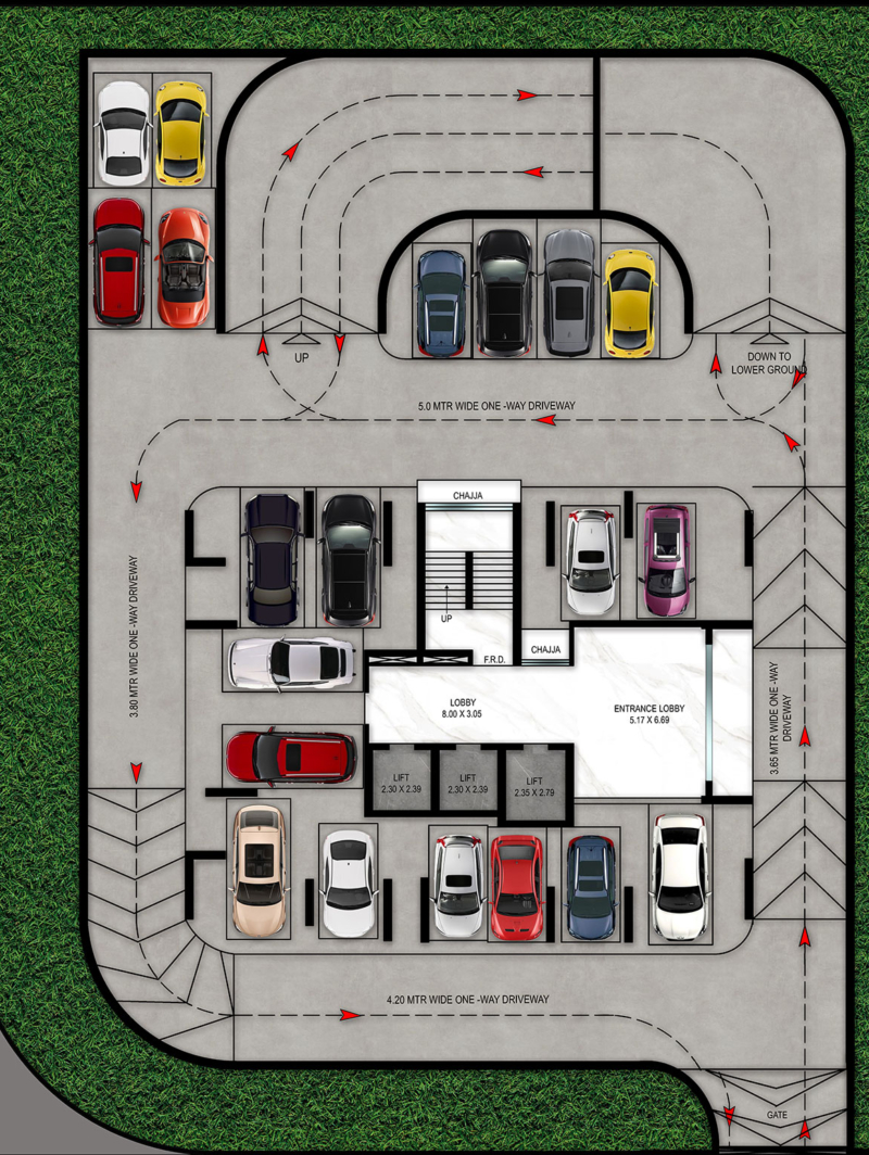 Parking---Upper-Ground-Floor--Plan